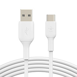 Câble USB-C vers USB-A (blanc) - 1 m
