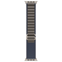Apple Boucle Alpine Bleu pour Apple Watch 49 mm - Taille M